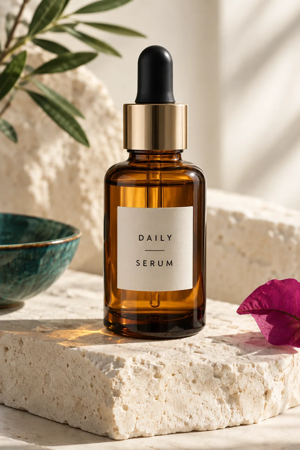 Sample skincare product concept